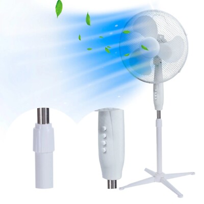 EXTRALINK Standventilator Ventilator Windmaschine Luftkühler 45W Weiß Lüfter