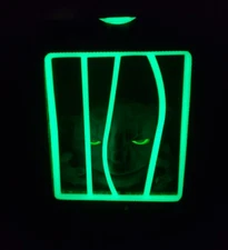 Boglins Cage Door ONLY Glow In The Dark Bars. 3d Printed. VINTAGE BOGLINS ONLY