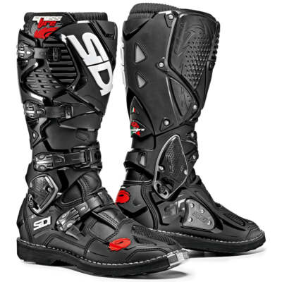 Sidi Crossfire 3 TA Offroad Motorcycle Boots Black/Black 10.2 US / 44 EU
