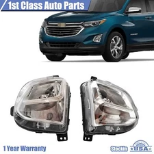 For 2018-2020 Chevy Equinox LH & RH Side Bumper Fog Light W/ Signal Lamp 2pcs
