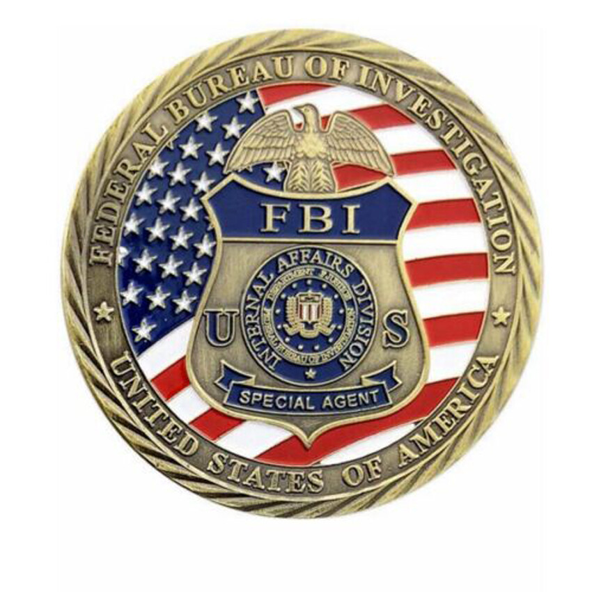 US FBI Challenge Coins Collection St Michael Law Enforcement Coin Military Order-image