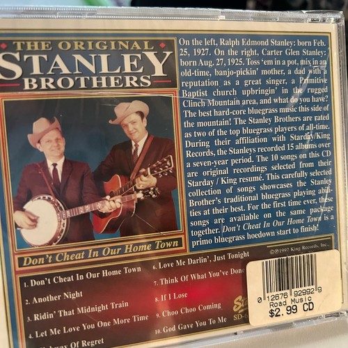 The Original Stanley Brothers, Don't cheat in our hometown 1997 CD King - Bild 4 von 5