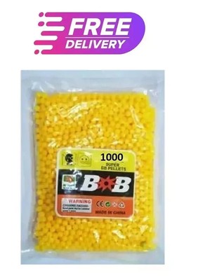 6 mm Kunststoff BB Kugeln für Spielzeugpistolen & Luftgewehr Farbe Gelb 6 mm ...