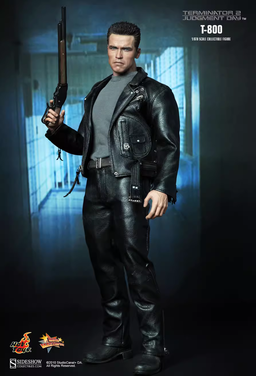 New Hot Toys MMS117 T800 Terminator 2 Judgement Day Arnold