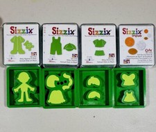 Choice Sizzix Original Small GREEN Dies You Pick Lot Die Cut Set Cuttlebug