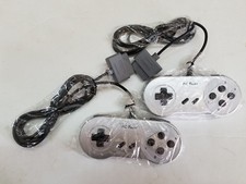 2 (TWO) NEW Silver YOBO  FC TWIN FC2 SNES Con...