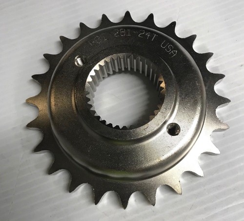 24T .750" OFFSET SPROCKET HARLEY 5 & 6 SPEED TRANSMISSION 530 CHAIN USA MADE 