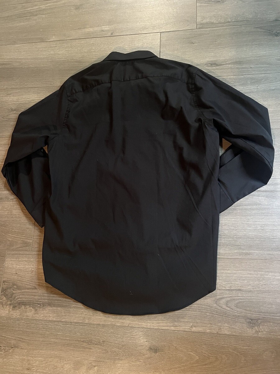 Van Heusen Men's Stain Shield Slim Fit Stretch Dress Shirt - Black - XXL | eBay Van Heusen Men's Stain Shield Slim Fit Stretch Dress Shirt - Black - XXL | eBay