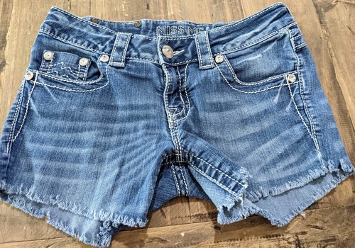 Shorts Size 27 Cutoffs Denim Fraying 
