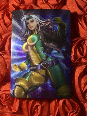 Rogue SUPERHERO Goddess Secrets Waifu Anime Girl Holo Card