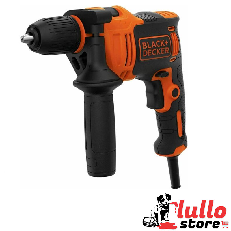 Black+Decker BEH710K-QS Trapano Percussione 710W | Offerta con Valigetta
