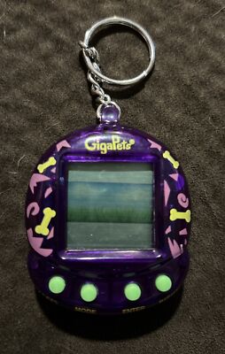Giga Pets Puppy Dog Virtual Animal Pet Toy Purple Glossy