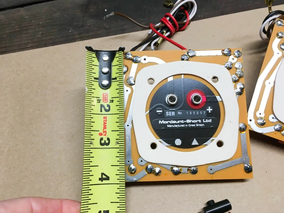 *Par Combinado* Mordaunt Short MS 25ti 2 Way Crossovers Fabricados no Reino Unido *BOM* - Imagem 4 de 4