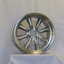 4 Pcs Rota Rkr Wheels 17x8.5 -10 4x114.3 R Silver 20.5 Lbs