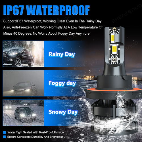 For Hummer H3 2006-2007 2008-2010 LED Headlight Hi/Lo+Fog Light Bulbs Combo Kit - Bild 15 von 22