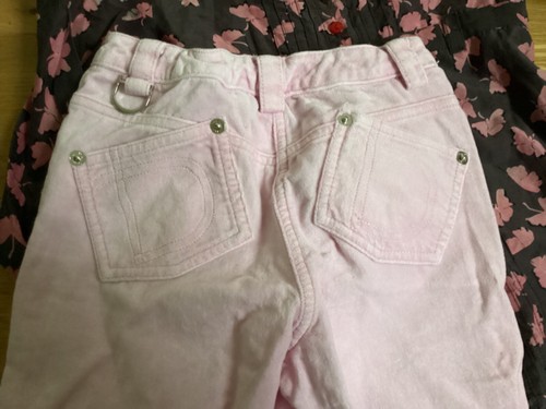 Christian Dior + Pepe Jeans Designer Kombi Gr 116 Samthose & Seidenbluse, Tunika - Bild 5 von 10