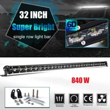 Slim 32" Led Light Bar Spot Flood Combo Beam Offroad Truck SUV ATV UTV 12v 24v