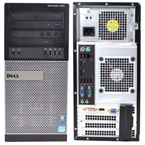 Dell OptiPlex 7010 MT Desktop Intel Core i5-3470 3.20GHz 8GB 250GB Win10 HD 4550 - Picture 4 of 6