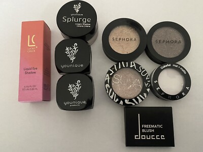 Eyeshadows- Sephora, Doucce, Lucky Chick, Younique Lot Of 9