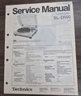 Technics SL-D500 Turntable Service Manual - Original