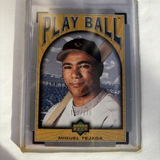 2004 Upper Deck Play Ball - Die-Cut Miguel Tejada #67 Red Die-Cut /175