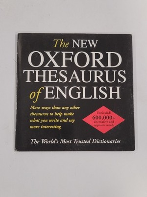 The New Oxford Thesaurus of English PC CD-ROM Learn Word Definition Meanings Etc