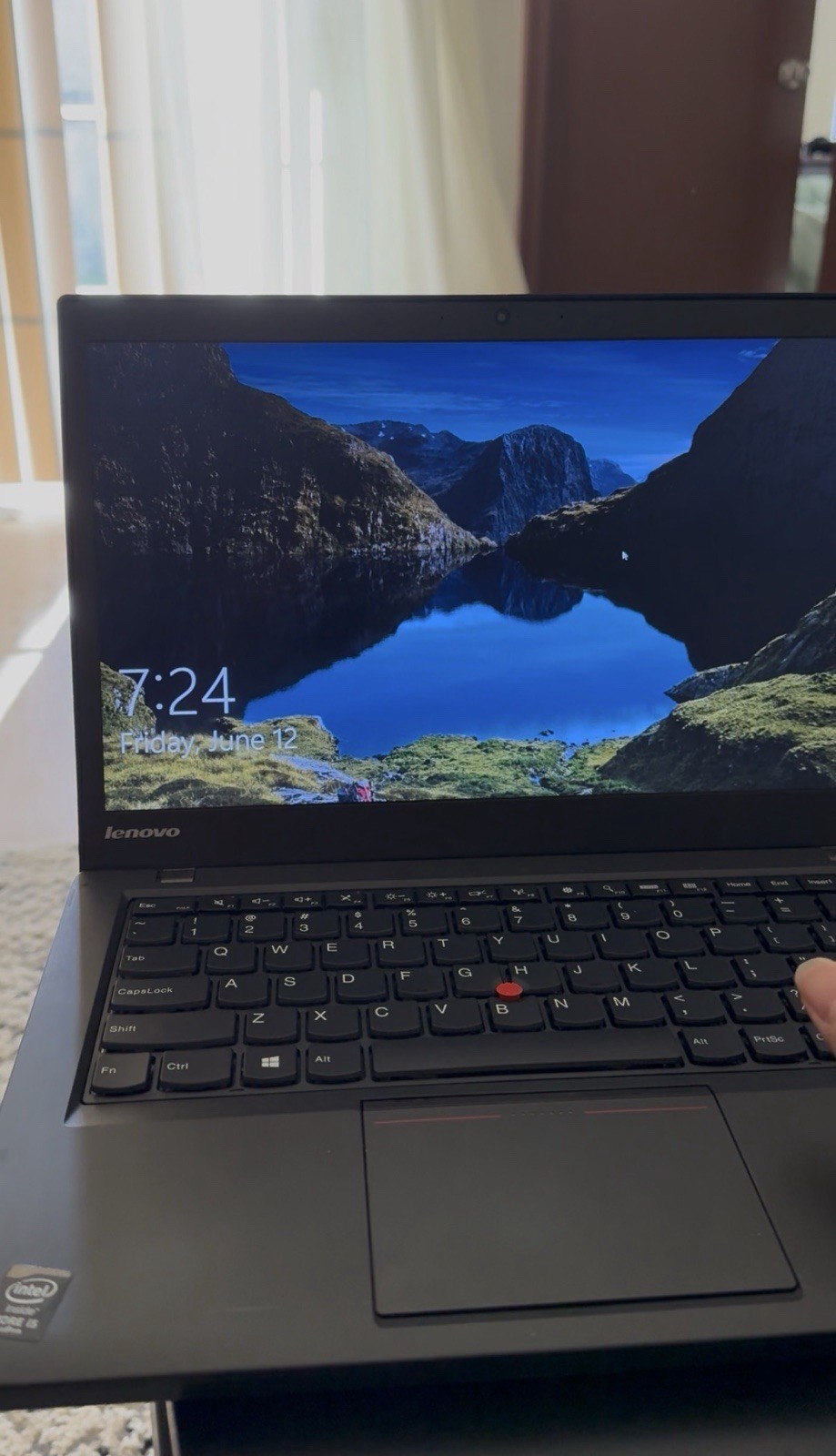Lenovo ThinkPad, 14-Inch Laptop, with Intel Core i5, 240 GB SSD (Solid State Drive), Windows 10 Pro