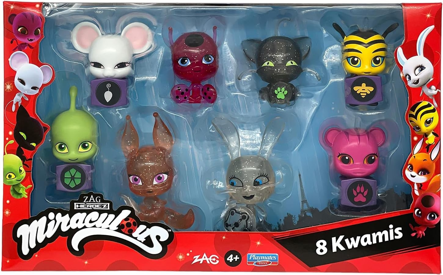 Miraculous Ladybug figurines Kwamis Bandai miniatures durables pour éviter la perte des jouets