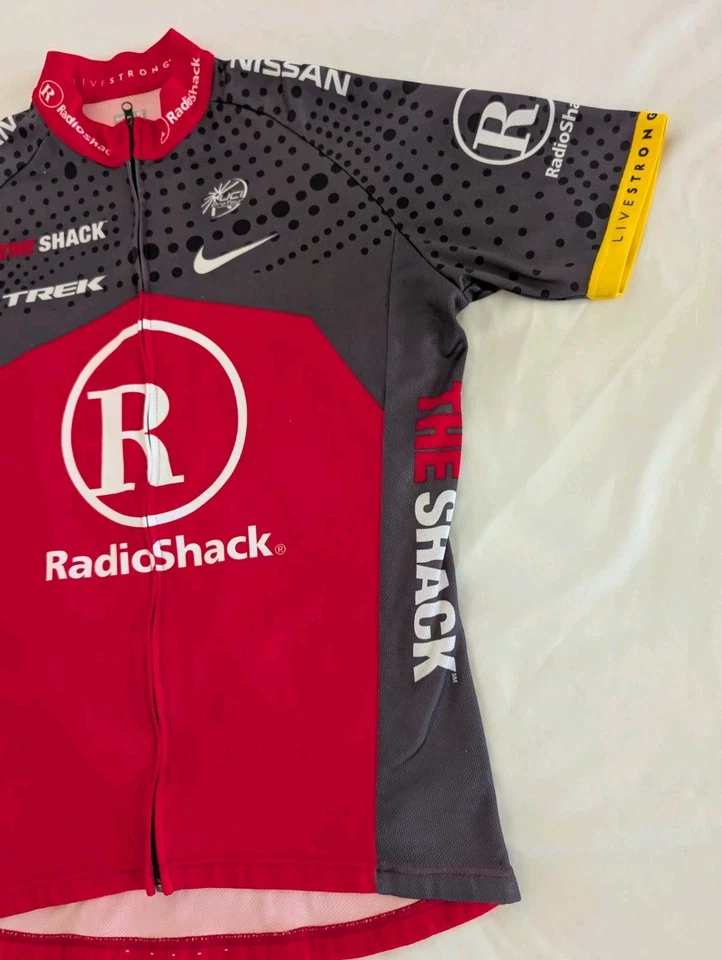 Camiseta deportiva de ciclismo Nike Trek Team Radioshack UCI Livestrong Pro Tour para hombre talla pequeña Foto 4 de 4