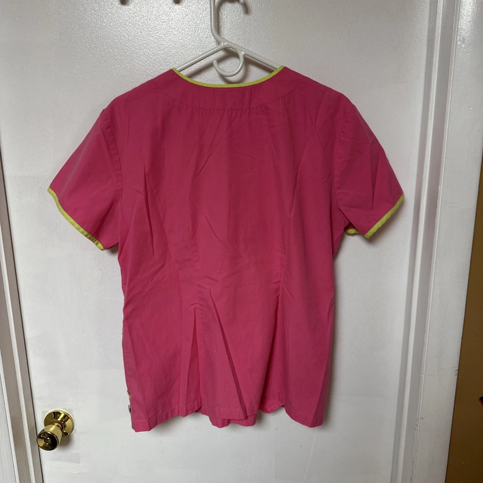 Pink Scrub Set – Urbane Top (M) & Landau Pants (M) – Used Good - Image 4 of 4