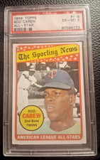 1969 Topps Rod Carew All-Star Card #419  PSA6