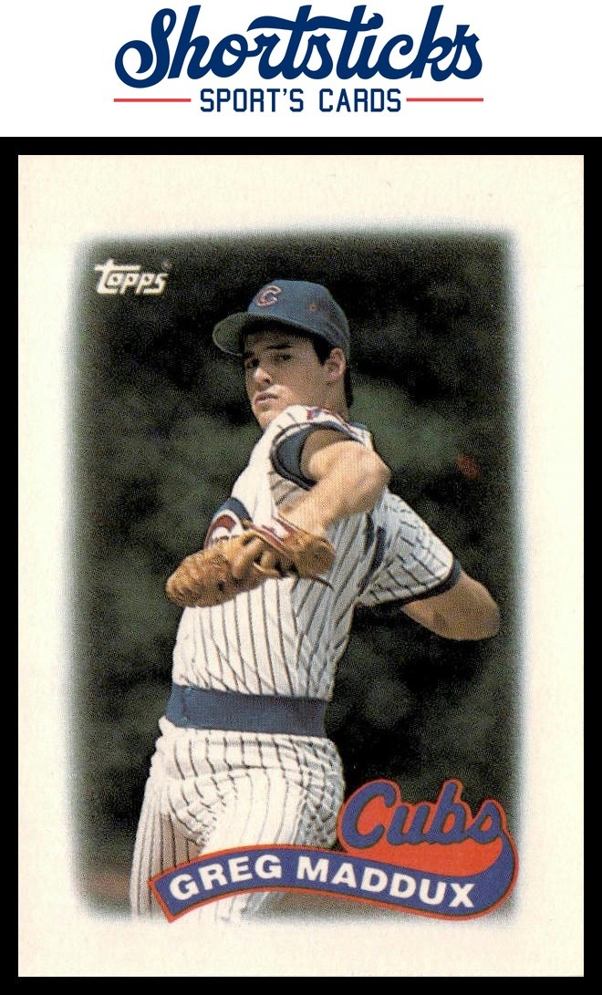 1989 Topps Major League Leaders Minis #4 Greg Maddux