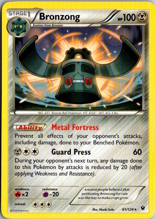 XY - Fates Collide #61/124 Bronzong