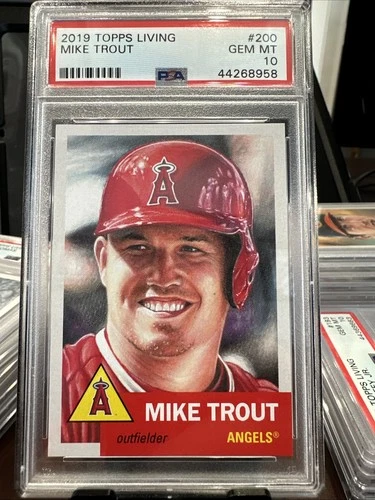 2019 Topps Living Set - Mike Trout #200 /22017 PSA 10 Gem 💎 Mint