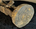 RARE 19th Century East Sepik River Hook Figure Fertility Statue 23" Cowrie Shell — photo 8