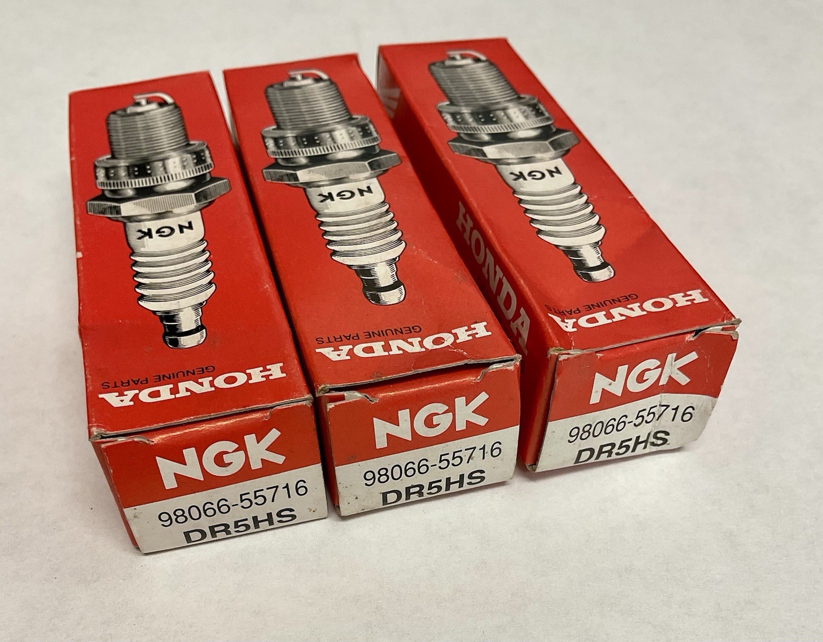 HONDA NGK DR5HS Spark Plugs SET OF 3
