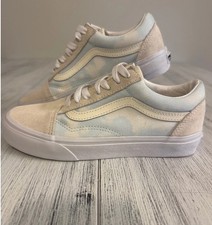 Vans Old Skool Bleach Wash Cloud Tie Dye Blue...