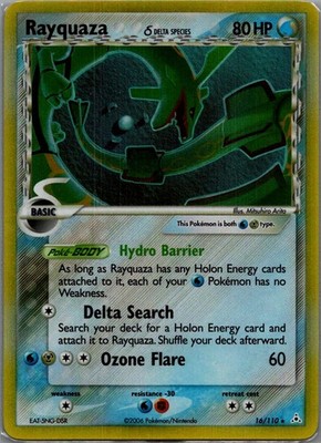 Rayquaza - 016/110 (Delta Species) Holo Rare Holon Phantoms 16/110