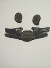Korean War Sterling USAF Air Force Navigator Wings Badge by Meyer - Estate Find — photo 5