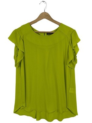 JANICE & JO Kurzarm-Bluse Damen Bluse Gr. DE 38 grün Elegant