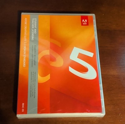 Adobe Creative Suite 5.5 Design Standard Academic Mac OS DVD MPN 65121884
