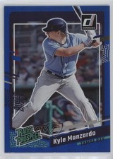 2023 Panini Donruss Rated Prospect Holo Blue Kyle Manzardo #90 4r2