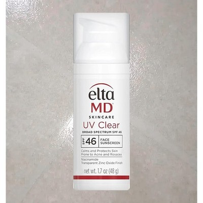 48G MD UV Clear Broad Spectrum SPF46 Facial Sunscreen, Gesichts Sonnenschutz