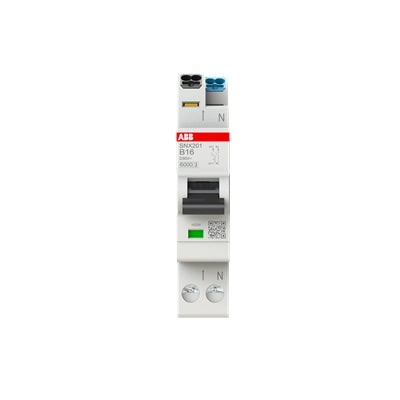 ABB Sicherungsautomat SNX201, 1+N, 16A, B, 6kA - SNX201-B16