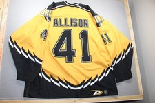 Boston Bruins Pooh Bear Jason Allison 2000 jersey MIC Pro Player 56 2NHL F/S VTG