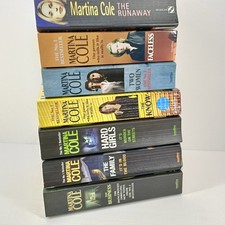 7x Martina Cole Novels Crime Thriller Faceless The Know Paperback Book Bundle