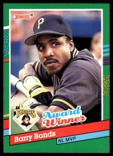 Barry Bonds 1991 Donruss #762 Pittsburgh Pirates MLB READ FREE SHIP AutographDen