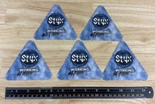 Styx Music Tour Stage Hand Pass Backstage Sticker Concert 2/1/2014 - Lot Of 5