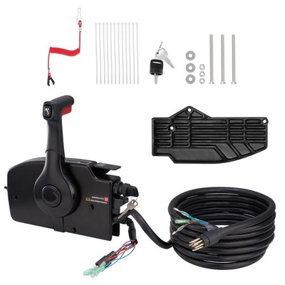 Uimoso Outboard Throttle Remote Control Box Side-Mounted for Mercury PT 2-Stroke