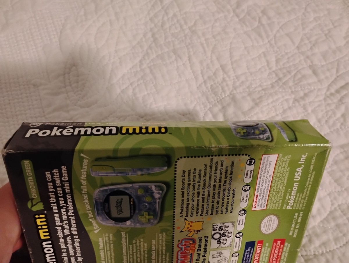 Pokemon Mini Chikorita Green Game Console Version USA | eBay